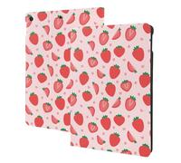 Custodia compatibile con iPad di 9a/8a/7a generazione, compatibile con iPad 10.2, custodia a libro, funzione di accensione/spegnimento automatico, custodia per tablet Strawberry(I) compatibile con