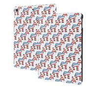 Custodia compatibile con iPad di 9a/8a/7a generazione, compatibile con iPad 10.2, supporto a libro, accensione e spegnimento automatico, custodia per tablet con asino compatibile con custodia per iPad