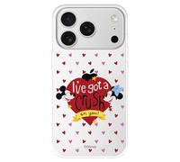 Custodia compatibile con iPhone 17 Pro MAX Ufficiale Disney I've Got a Crush on You per proteggere il tuo cellulare. Custodia in silicone trasparente flessibile con licenza ufficiale Disney Classic
