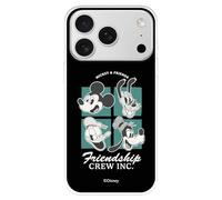 Custodia compatibile con iPhone 17 Pro MAX Ufficiale Disney Mickey & Friends Forever per proteggere il tuo cellulare. Custodia in silicone trasparente flessibile con licenza ufficiale Disney Classic