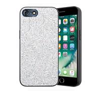 Custodia Compatibile con iPhone 6/iPhone 7/iPhone 8 Glitter Bling TPU Silicone Protettivo Brillantini Phone Back Cover Anti Graffi Custodia for Fashionable Girl's Phone Cover,Argento
