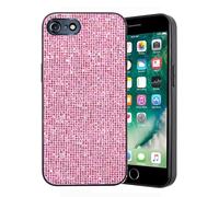Custodia Compatibile con iPhone 6/iPhone 7/iPhone 8 Glitter Bling TPU Silicone Protettivo Brillantini Phone Back Cover Anti Graffi Custodia Fashionable Girl's Glitter Phone Cover,Rosa