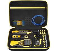 Custodia compatibile con Klein Tools VDV501-851 Kit tester per cavi con Scout Pro 3, supporto per il trasporto adatto per connettori dati modulari e altri accessori (solo scatola)