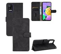 Custodia compatibile con LG K42 / K52 / K62 LMK520 / LMK520E / LMK520Y / LMK520H / LMK525 / LMK525H COVER FLIP libro STAND GEL silicone TPU portafoglio magnetica protezione eco pelle porta carte nero