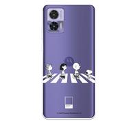 Custodia compatibile con Motorola Edge 30 Neo Ufficiale Peanuts Personaggi Pedoni per proteggere il tuo cellulare. Custodia in silicone trasparente flessibile con licenza ufficiale Snoopy