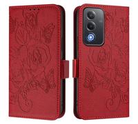Custodia compatibile con OPPO A5 5G/A3 PRO 5G Overseas/OPPO A3 PRO 5G India/OPPO A80 5G Europa, custodia per telefono in pelle PU con supporto con blocco per carte di credito e cinturino da polso