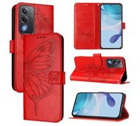 Custodia compatibile con OPPO A5 5G/A3 PRO 5G Overseas/OPPO A3 PRO 5G India/OPPO A80 5G Europa/OPPO K12X 5G Overseas Custodia per telefono in pelle PU Flip Wallet Custodie farfalla fiore copertura