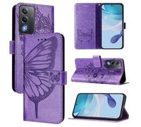Custodia compatibile con OPPO A5 5G/A3 PRO 5G Overseas/OPPO A3 PRO 5G India/OPPO A80 5G Europa/OPPO K12X 5G Overseas Custodia per telefono in pelle PU Flip Wallet Custodie farfalla fiore copertura