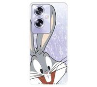 Custodia compatibile con OPPO A79 5G Ufficiale Looney Tunes Bugs Bunny per proteggere il tuo cellulare. Custodia in silicone trasparente flessibile con licenza ufficiale Looney Tunes