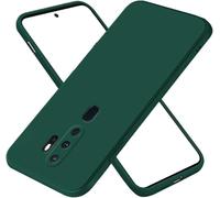 Custodia Compatibile con OPPO A9 / A5 2020 / A11/ A11X CPH1931 CPH1959 CPH1937 CPH1939 schermo display lcd 6.5 BACK COVER case soft GEL SILICONE protezione flessibile matte MORBIDA TPU (Verde bosco)