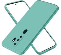 Custodia Compatibile con OPPO A9 / A5 2020 / A11/ A11X CPH1931 CPH1959 CPH1937 CPH1939 schermo display lcd 6.5 BACK COVER case soft GEL SILICONE protezione flessibile matte MORBIDA TPU (Verde acqua)