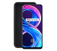 Custodia Compatibile con OPPO REALME 8 PRO / RMX3081 COVER case back soft matte GEL SILICONE protezione flessibile ANTIURTO antigraffio matte MORBIDA TPU (Nero)