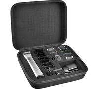 Custodia compatibile con Philips per Norelco Multigroom Series 7000 5000, kit per toelettatura da uomo con trimmer MG7750/49 MG7910/49 MG9510/60. Supporto per decespugliatore (solo scatola) (nero)