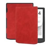 Custodia compatibile con Pocketbook InkPad Color 2/3 Gen, 7.8", Rosso, Grigio