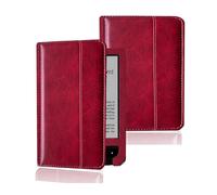 Custodia compatibile con Pocketbook Touch 622 /Lux 623 eReader Cover Flip Folio in pelle protettiva Per PB622 PB623 con funzione di sospensione automatica(Wine Red)