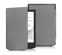Custodia compatibile con Pocketbook Verse Lite PB619 2025 6" eReader, custodia in pelle PU leggera con cinturino, spegnimento/riattivazione automatica(Gray)