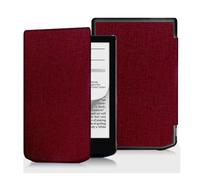 Custodia compatibile con Pocketbook Verse Pro Color PB634K3 2025 6" eReader, custodia in pelle PU leggera con cinturino, spegnimento/riattivazione automatica(Wine red)