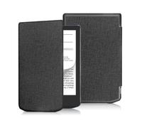 Custodia compatibile con Pocketbook Verse Pro PB634 2023 6" eReader, custodia in pelle PU leggera con cinturino, spegnimento/riattivazione automatica(Black)