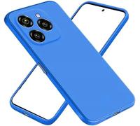 Custodia Compatibile con Realme C61 4G RMX3933 Realme C63 4G RMX3939 Realme Note 60 schermo display lcd 6.78 BACK COVER case GEL SILICONE protezione flessibile SLIM matte MORBIDA TPU (Blu chiaro)