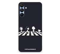Custodia compatibile con Samsung Galaxy A15 5G Ufficiale Peanuts Personaggi Beatles per proteggere il tuo cellulare. Custodia in silicone trasparente flessibile con licenza ufficiale Snoopy