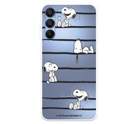 Custodia compatibile con Samsung Galaxy A15 5G Ufficiale Peanuts Snoopy Stripes per proteggere il tuo cellulare. Custodia in silicone trasparente flessibile con licenza ufficiale Snoopy