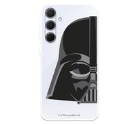 Custodia compatibile con Samsung Galaxy A35 5G Ufficiale di Star Wars Darth Vader Silhouette per proteggere il tuo cellulare. Custodia in silicone trasparente flessibile con licenza ufficiale di Star