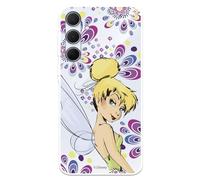 Custodia compatibile con Samsung Galaxy A35 5G Ufficiale Disney Campanellino per proteggere il tuo cellulare. Custodia in silicone trasparente flessibile con licenza ufficiale di Peter Pan