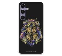 Custodia compatibile con Samsung Galaxy S24 Plus Ufficiale Harry Potter Hogwarts Floral per proteggere il tuo cellulare. Custodia in silicone trasparente flessibile con licenza ufficiale di Harry