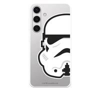 Custodia compatibile con Samsung Galaxy S24 ufficiale di Star Wars Silhouette per proteggere il tuo cellulare. Custodia in silicone trasparente flessibile con licenza ufficiale di Star Wars