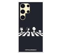 Custodia compatibile con Samsung Galaxy S24 Ultra Ufficiale di Peanuts Personaggi Beatles per proteggere il tuo cellulare. Custodia in silicone trasparente flessibile con licenza ufficiale Snoopy