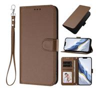 Custodia compatibile con Samsung Galaxy Xcover 4S G398FN, compatibile con Samsung Galaxy Xcover 4 G390F, con slot per carte di credito, chiusura magnetica, cavalletto marrone