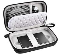 Custodia compatibile con Samsung T7/T7 Touch SSD portatile 1 TB 2 TB 500 GB USB 3.2 Unità a stato solido esterna, da viaggio, organizer per riporre i cavi USB e altri accessori (solo scatola)
