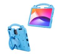 Custodia compatibile con tablet Fro TCL Tab A1 Plus 31 cm (9445x) Custodia protettiva pieghevole con portapenne e cinturino da polso Protezione completa (supporto quadrangolare per bambini in EVA, blu