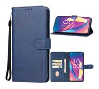 Custodia Compatibile con TCL 50 XL 5G / Tcl 50 XL Nxtpaper 5G cover CASE STAND flip LIBRO magnetica GEL silicone TPU ECO PELLE portafoglio eco pelle taschini vano porta card (Blu)