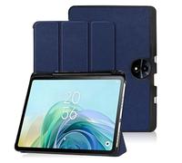 Custodia compatibile con TCL TAB 11 Gen 2（9465X) 11'' 2024 Tablet Cover antigoccia Sottile supporto pieghevole a tre coque con portapenne(Dark blue)