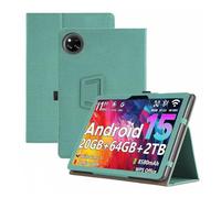 Custodia compatibile con Teclast P50T 11 pollici 2026 tablet, custodia protettiva pieghevole in pelle PU premium con cinturino da polso(Green)