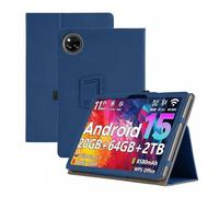 Custodia compatibile con Teclast P50T 11 pollici 2026 tablet, custodia protettiva pieghevole in pelle PU premium con cinturino da polso(Dark Blue)