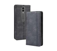 Custodia compatibile con Vodafone Smart V10 VFD730.Cassa del telefono Flip in pelle imitata con slot per carte Chiusura magnetica.Case Cover per Vodafone Smart V10 VFD730-Black