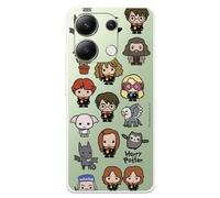 Custodia compatibile con Xiaomi Redmi Note 13 4G - Poco M6 4G Ufficiale di Harry Potter Personaggi Icone Cover in Silicone Trasparente Flessibile con Licenza Ufficiale di Harry Potter