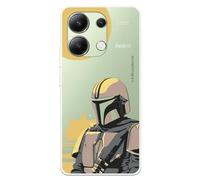 Custodia compatibile con Xiaomi Redmi Note 13 4G - Poco M6 4G Ufficiale Star Wars Telecomando Soldato Custodia in Silicone Trasparente Flessibile con Licenza Ufficiale di The Mandalorian