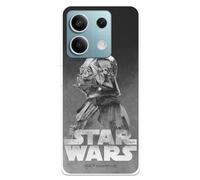 Custodia compatibile con Xiaomi Redmi Note 13 Pro 5G - Poco X6 Ufficiale di Star Wars Darth Vader Sfondo Nero Custodia in Silicone Trasparente Flessibile con Licenza Ufficiale di Star Wars