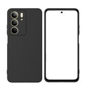Custodia Compatibile con XRealme C75 4G RMX3941 / C75X / Realme 14X 5G RMX5020 Display schermo lcd 6.72 BACK COVER case slim GEL SILICONE protezione flessibile matte MORBIDA TPU (Nero)