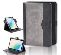 Custodia Compatibile per Fujitsu Stylistic Q7311 Tablet Cover Custodia Case Rotazione a 360 gradi Angeli Multi-Viewing Custodia in pelle PU Stand Folio Nero