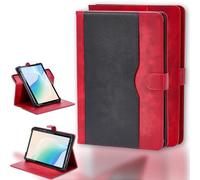 Custodia Compatibile per Logicom Tab Fold Pro 12 11.97-pollici Tablet Cover Custodia Case Rotazione a 360 gradi Angeli Multi-Viewing Custodia in pelle PU Stand Folio Red