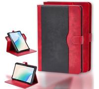 Custodia Compatibile per Majestic TAB 922 MAX Tablet Cover Custodia Case Rotazione a 360 gradi Angeli Multi-Viewing Custodia in pelle PU Stand Folio Rosso