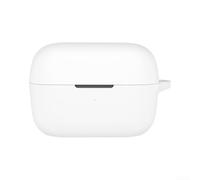 Custodia compatta in silicone per Anker per Soundcore C50i con moschettone per attività all'aperto e protezione quotidiana del dispositivo (bianco)