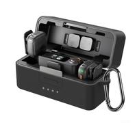 Custodia compatta in silicone per DJI Mic 3 Portable | Dimensioni compatte 20 x 15 x 4 cm, si adatta alle tasche, ingombro minimo, ideale per vlogger, costruzione