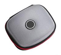 Custodia compatta per auricolari KZ ZS10 Pro ZSN ED9 - Custodia rigida leggera con tracolla, supporto antipolvere 9,5 x 8 x 4 cm (argento)