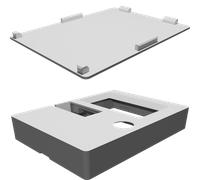 Custodia Compatta per LCR-T3 Tester Cambio Batteria Senza Attrezzi 3D