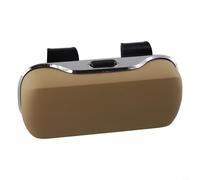 Custodia compatta per occhiali da sole in ABS (beige) | Design compatto ed elegante, consente di risparmiare spazio sul cruscotto, presa sicura, impedisce lo scivolamento